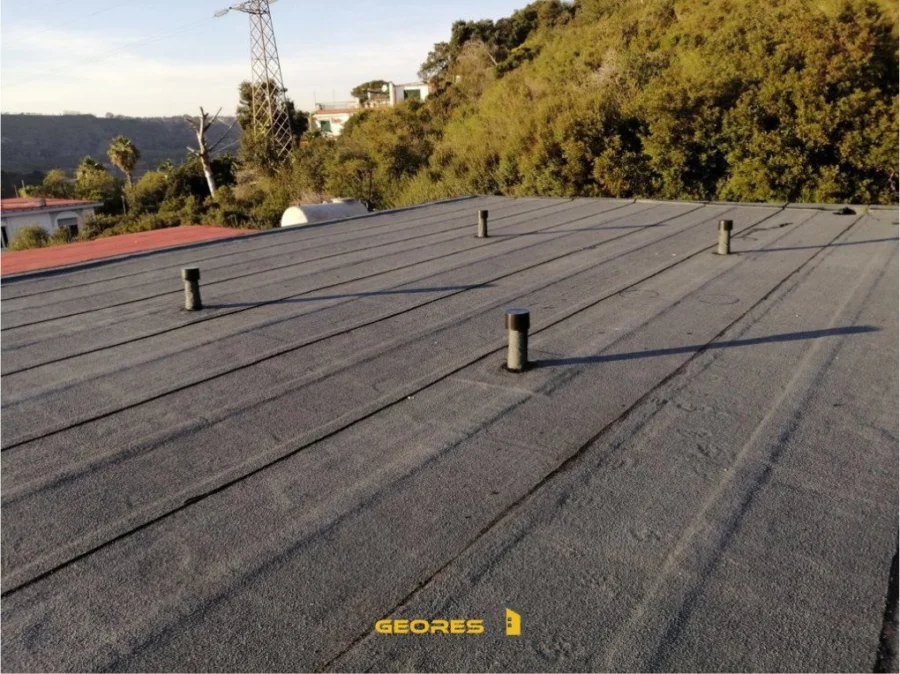 Cappotto termico in copertura — lavoro eseguito da GEORES