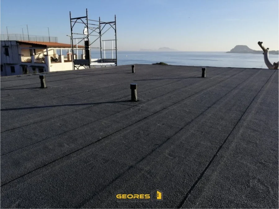 Cappotto termico in copertura — lavoro eseguito da GEORES